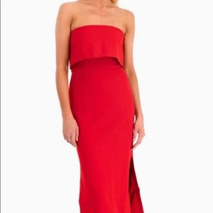 CMEO Collective Red Cocktail Dress Sz S